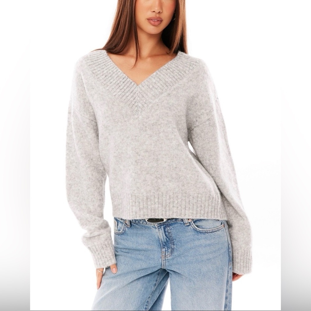 WILFRED FREE ‘Krause’ Alpaca V-Neck Sweater, Size XXS *fits oversized*